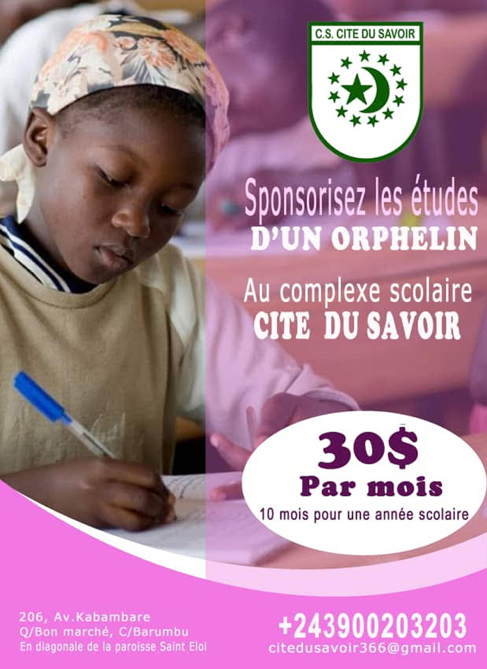 COMPLEXE SCOLAIRE CITE DU SAVOIR – Kinshasa – RD Congo – MonCongo 