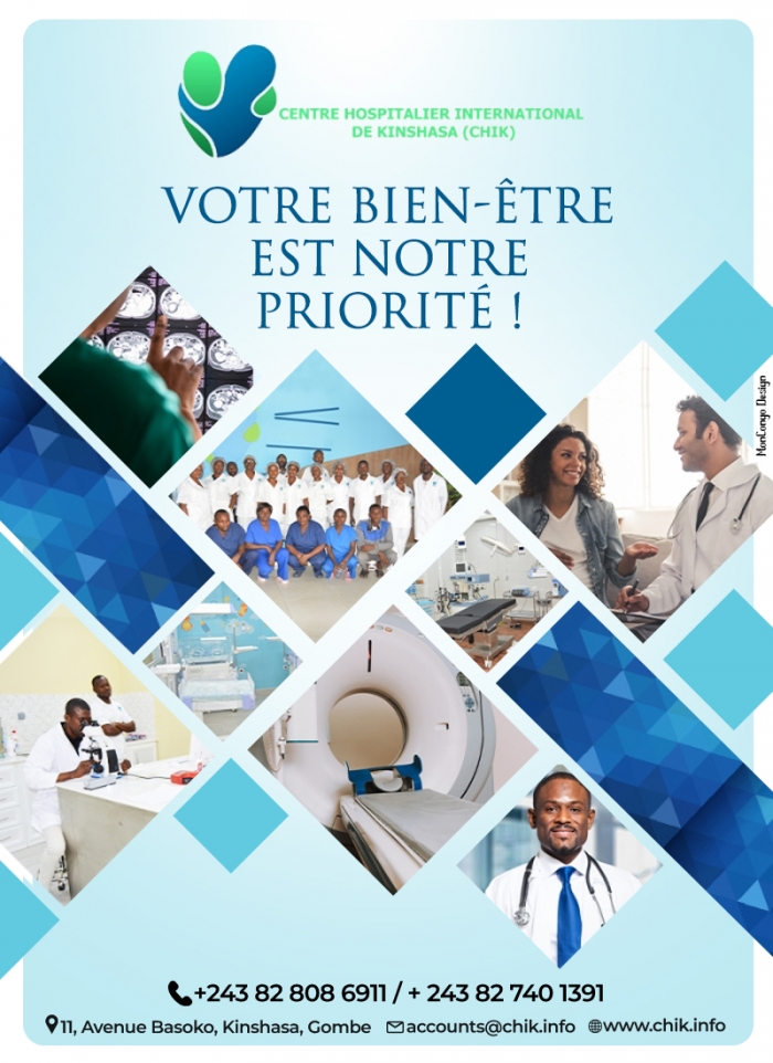 CHIK - CENTRE HOSPITALIER INTERNATIONAL DE KINSHASA – KINSHASA – RD CONGO – MONCONGO 