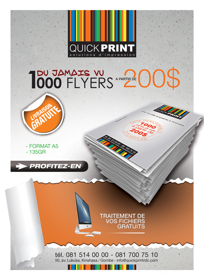 QUICKPRINT - Imprimeurs à Kinshasa - RD Congo - MonCongo