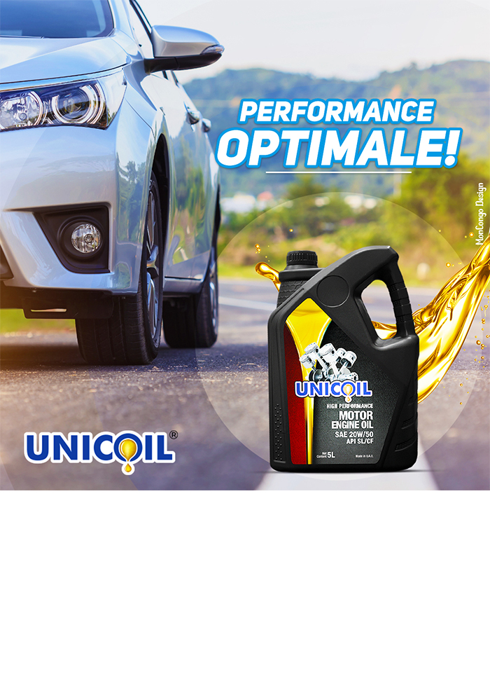 Unicoil Kinshasa Lubrifiants Lubricants Engine Oil RDC