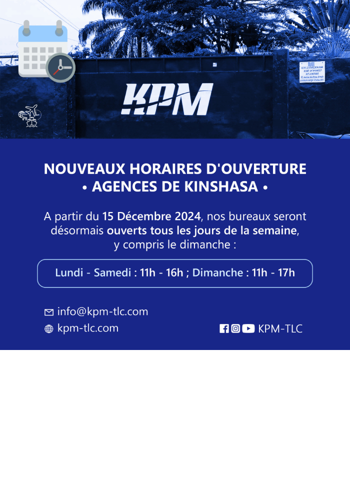 KPM Cargo - Kinshasa - RD Congo - MonCongo